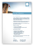 company & product info sheet